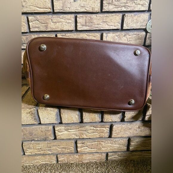 Brown corduroy overnight bag - Picture 2 of 9